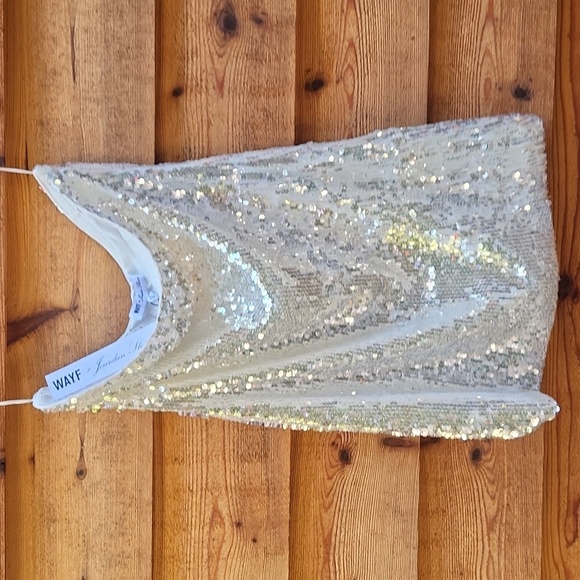 WAYF by Jordon Slone sequined mini dress Small NWT - Picture 1 of 4